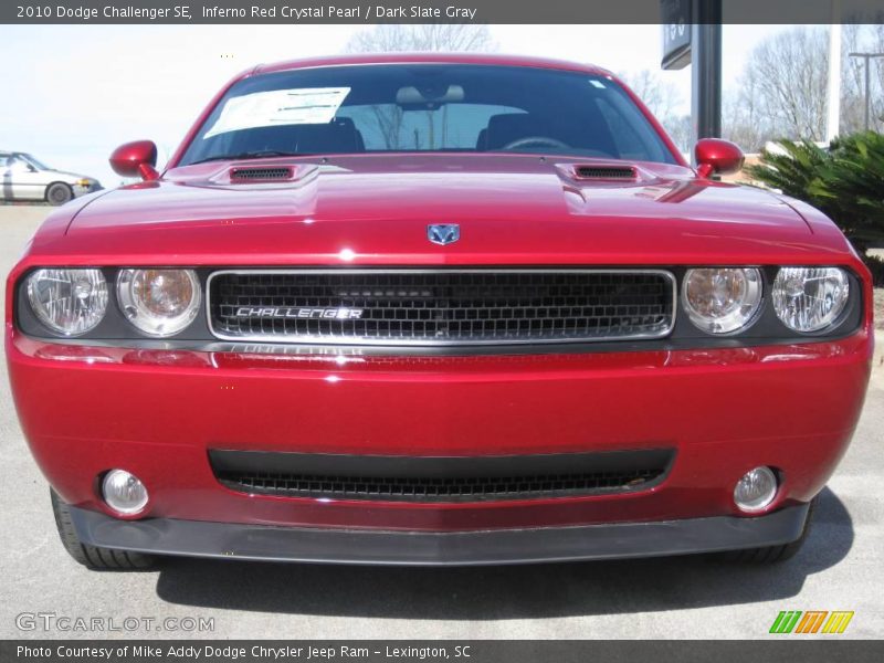 Inferno Red Crystal Pearl / Dark Slate Gray 2010 Dodge Challenger SE