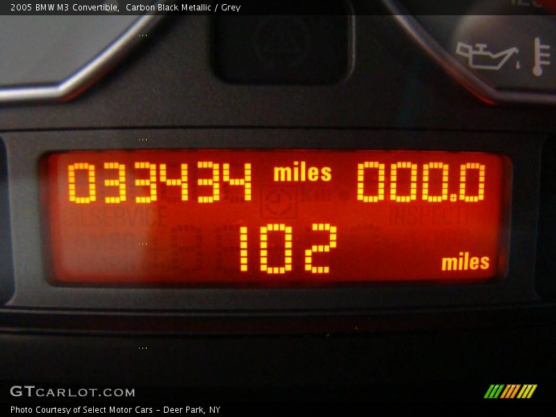 Carbon Black Metallic / Grey 2005 BMW M3 Convertible