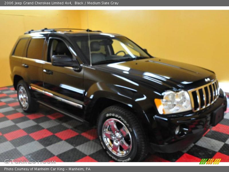 Black / Medium Slate Gray 2006 Jeep Grand Cherokee Limited 4x4