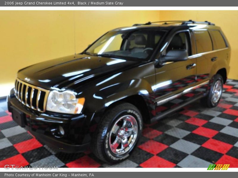 Black / Medium Slate Gray 2006 Jeep Grand Cherokee Limited 4x4