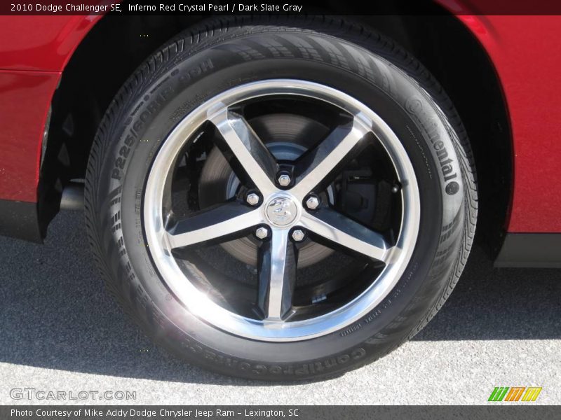 Inferno Red Crystal Pearl / Dark Slate Gray 2010 Dodge Challenger SE