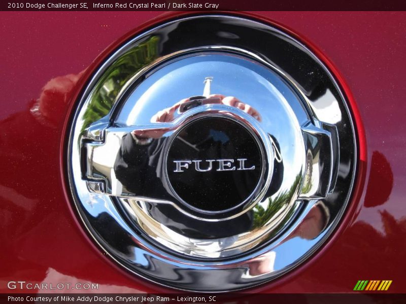 Inferno Red Crystal Pearl / Dark Slate Gray 2010 Dodge Challenger SE