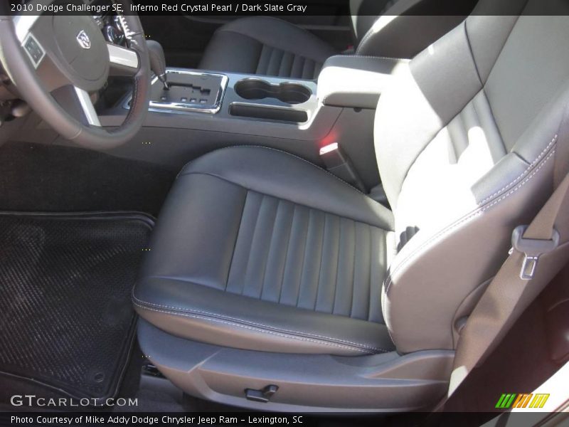 Inferno Red Crystal Pearl / Dark Slate Gray 2010 Dodge Challenger SE