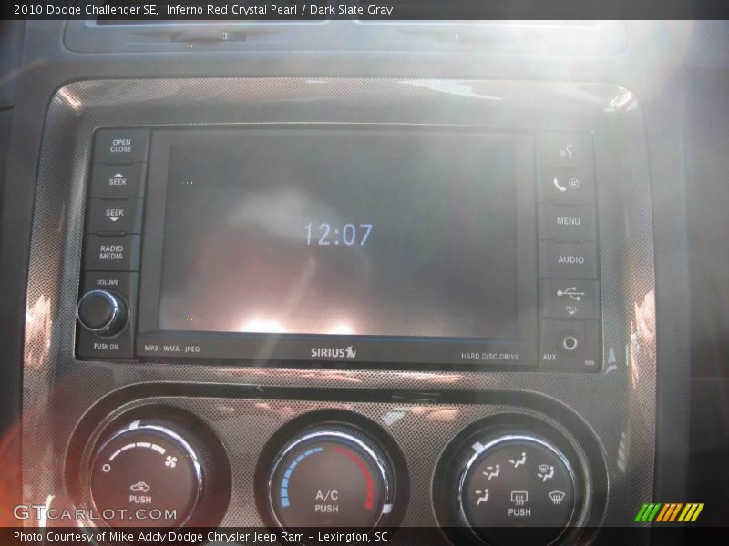 Inferno Red Crystal Pearl / Dark Slate Gray 2010 Dodge Challenger SE