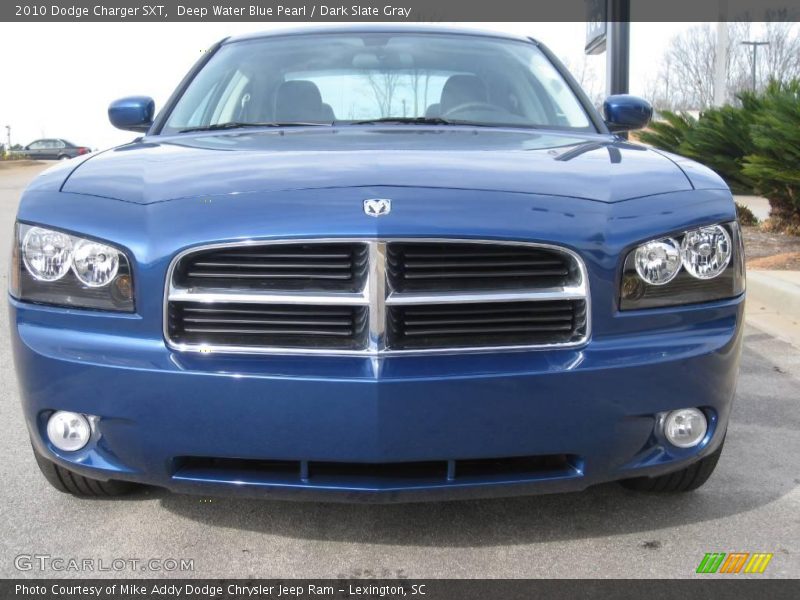 Deep Water Blue Pearl / Dark Slate Gray 2010 Dodge Charger SXT