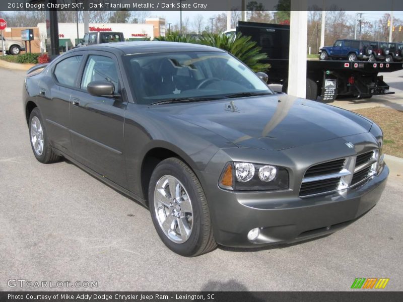 Dark Titanium Metallic / Dark Slate Gray 2010 Dodge Charger SXT