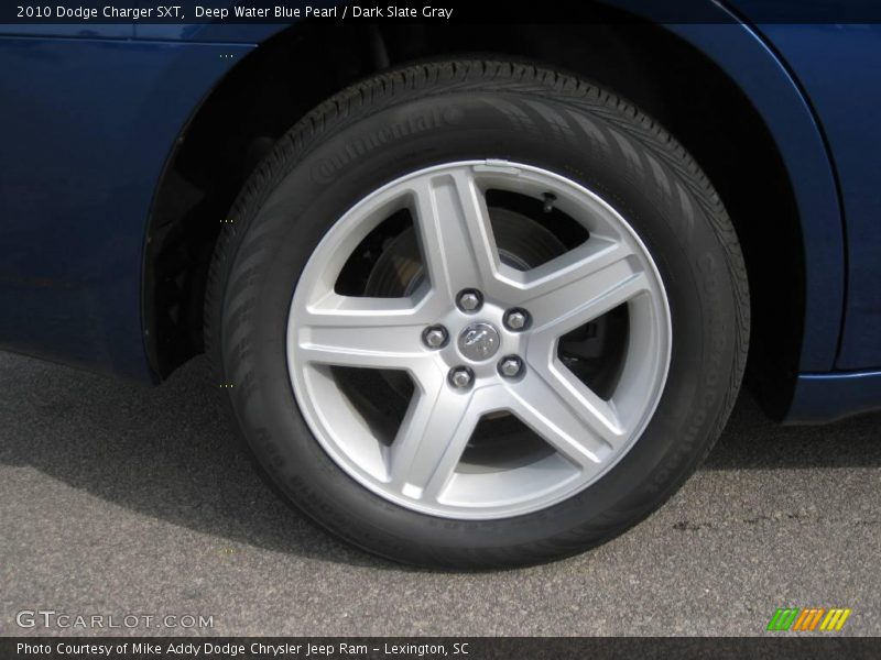 Deep Water Blue Pearl / Dark Slate Gray 2010 Dodge Charger SXT