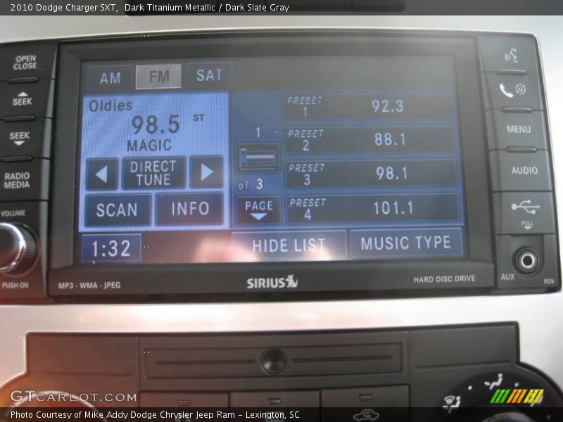 Dark Titanium Metallic / Dark Slate Gray 2010 Dodge Charger SXT