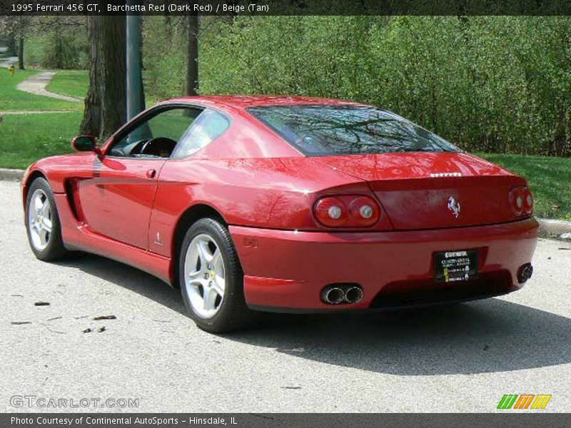Barchetta Red (Dark Red) / Beige (Tan) 1995 Ferrari 456 GT