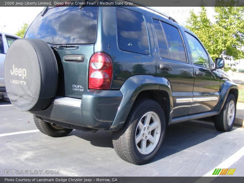 Deep Beryl Green Pearl / Medium Slate Gray 2006 Jeep Liberty Limited