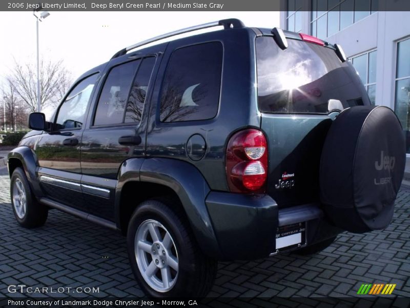 Deep Beryl Green Pearl / Medium Slate Gray 2006 Jeep Liberty Limited