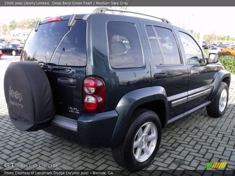 Deep Beryl Green Pearl / Medium Slate Gray 2006 Jeep Liberty Limited