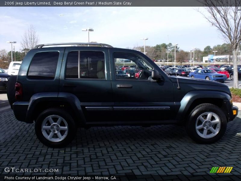 Deep Beryl Green Pearl / Medium Slate Gray 2006 Jeep Liberty Limited