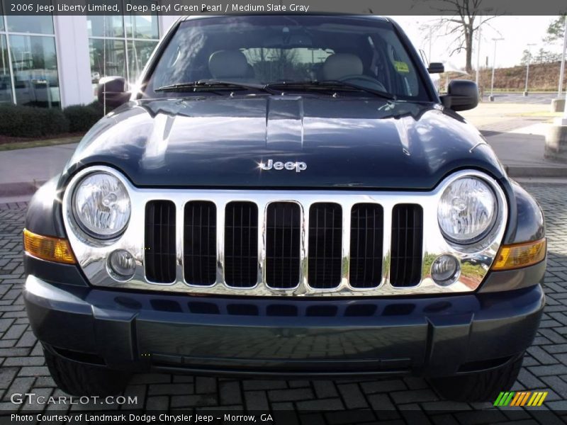 Deep Beryl Green Pearl / Medium Slate Gray 2006 Jeep Liberty Limited