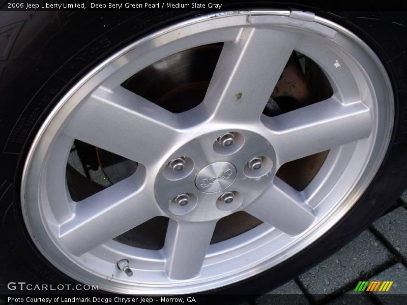Deep Beryl Green Pearl / Medium Slate Gray 2006 Jeep Liberty Limited