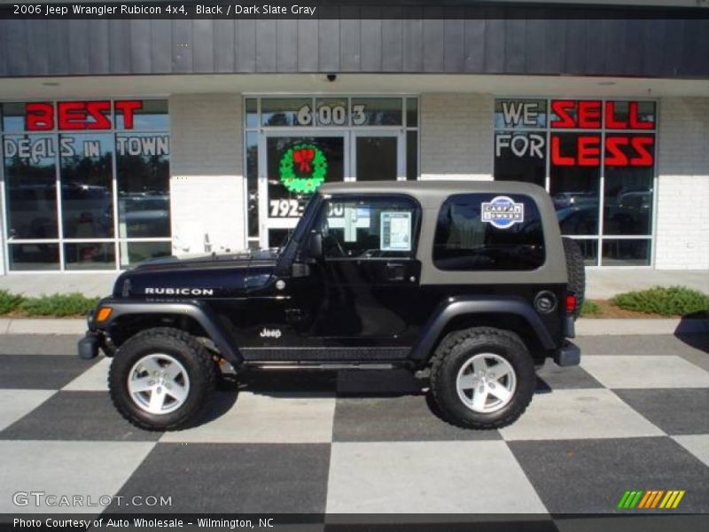 Black / Dark Slate Gray 2006 Jeep Wrangler Rubicon 4x4