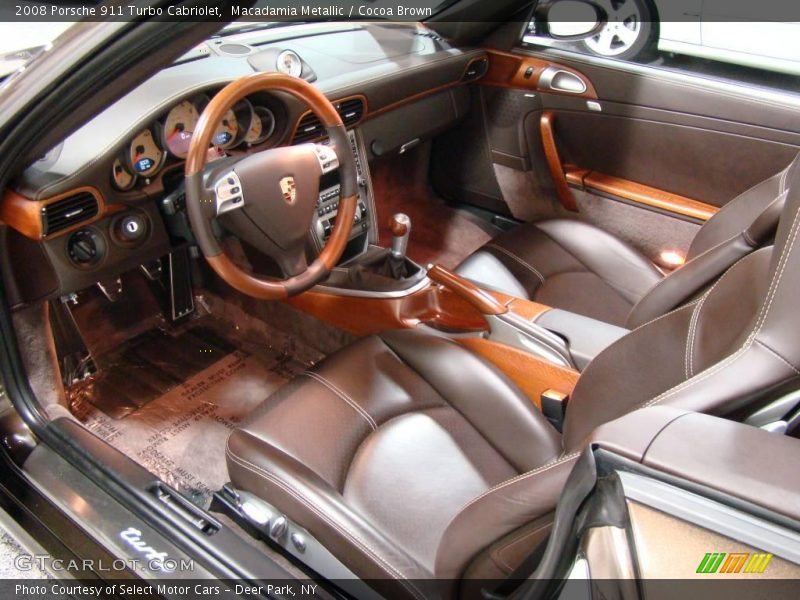Cocoa Brown Interior - 2008 911 Turbo Cabriolet 