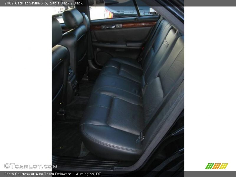 Sable Black / Black 2002 Cadillac Seville STS