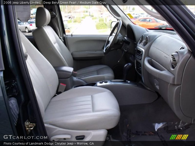 Deep Beryl Green Pearl / Medium Slate Gray 2006 Jeep Liberty Limited