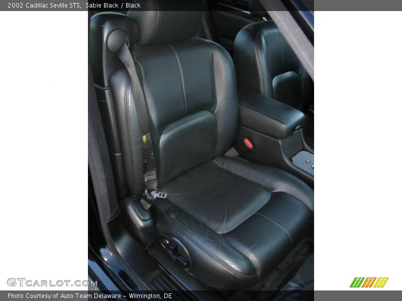 Sable Black / Black 2002 Cadillac Seville STS