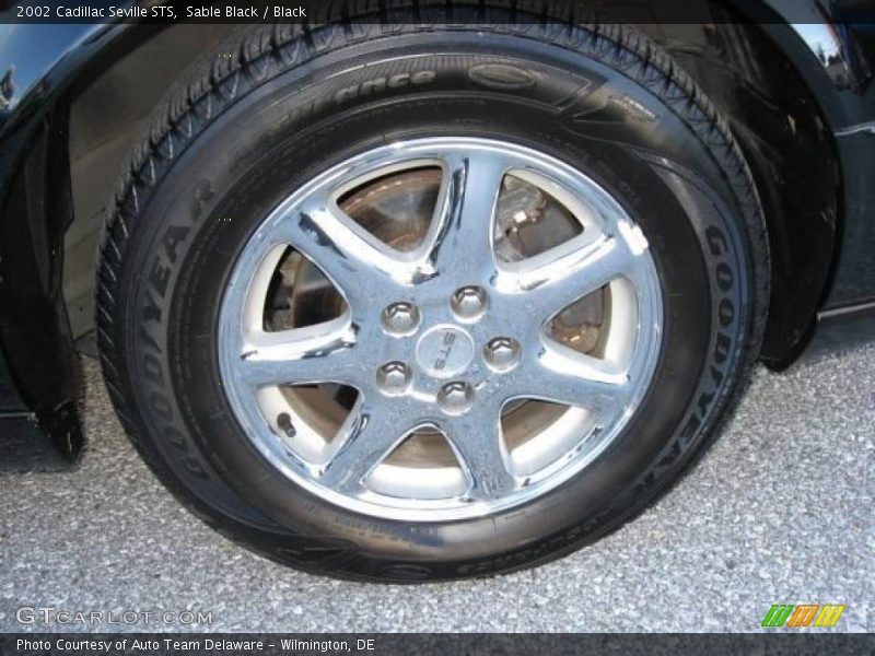 Sable Black / Black 2002 Cadillac Seville STS