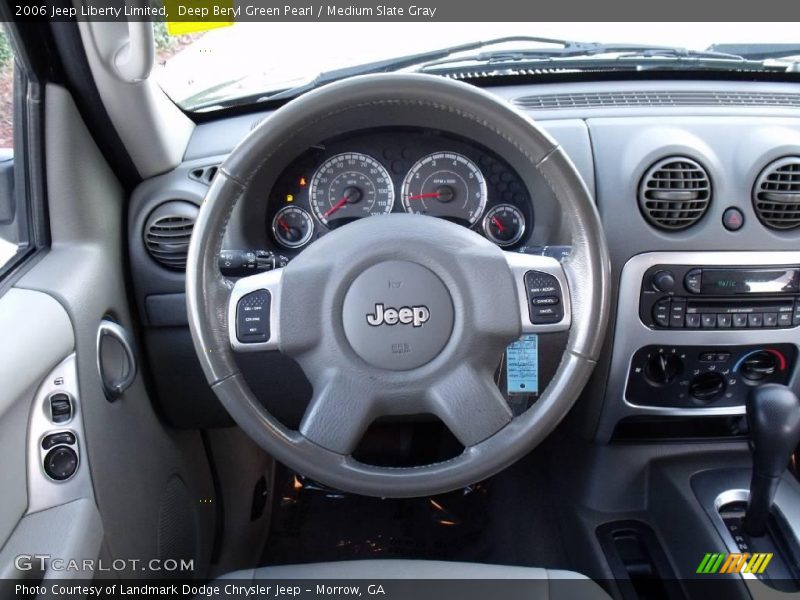 Deep Beryl Green Pearl / Medium Slate Gray 2006 Jeep Liberty Limited