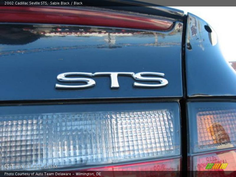 Sable Black / Black 2002 Cadillac Seville STS