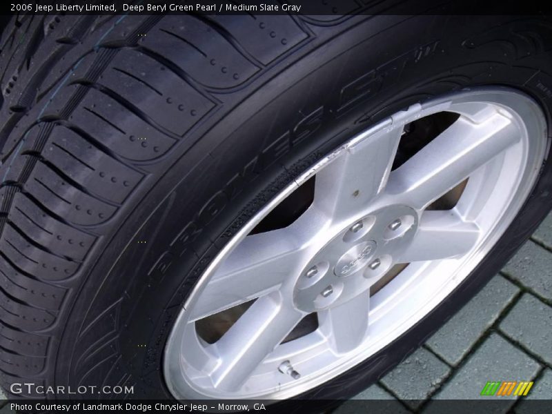 Deep Beryl Green Pearl / Medium Slate Gray 2006 Jeep Liberty Limited