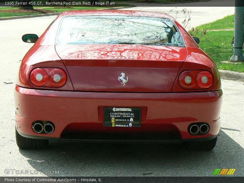 Barchetta Red (Dark Red) / Beige (Tan) 1995 Ferrari 456 GT