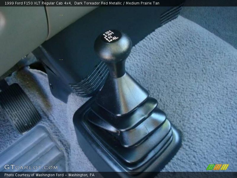 Dark Toreador Red Metallic / Medium Prairie Tan 1999 Ford F150 XLT Regular Cab 4x4