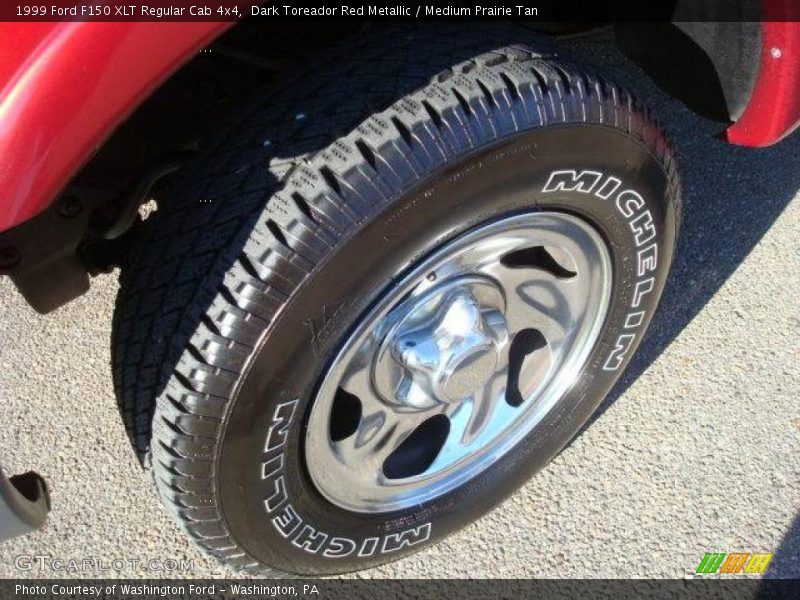 Dark Toreador Red Metallic / Medium Prairie Tan 1999 Ford F150 XLT Regular Cab 4x4