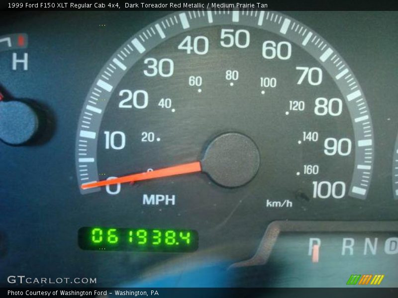 Dark Toreador Red Metallic / Medium Prairie Tan 1999 Ford F150 XLT Regular Cab 4x4