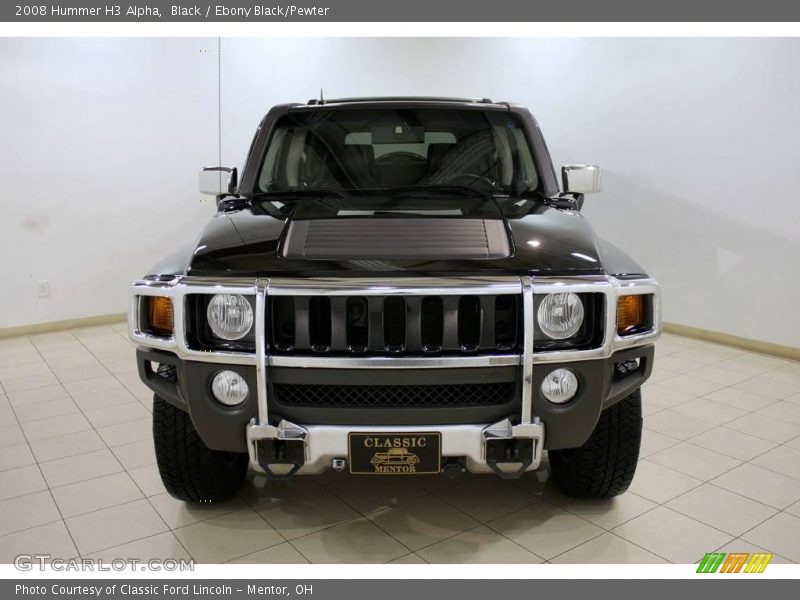 Black / Ebony Black/Pewter 2008 Hummer H3 Alpha