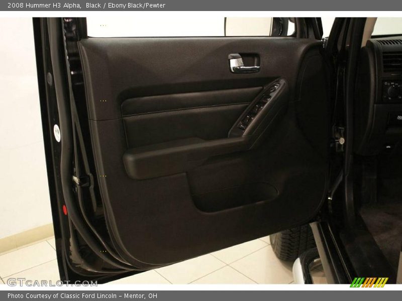 Black / Ebony Black/Pewter 2008 Hummer H3 Alpha