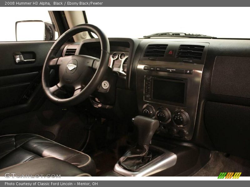 Black / Ebony Black/Pewter 2008 Hummer H3 Alpha