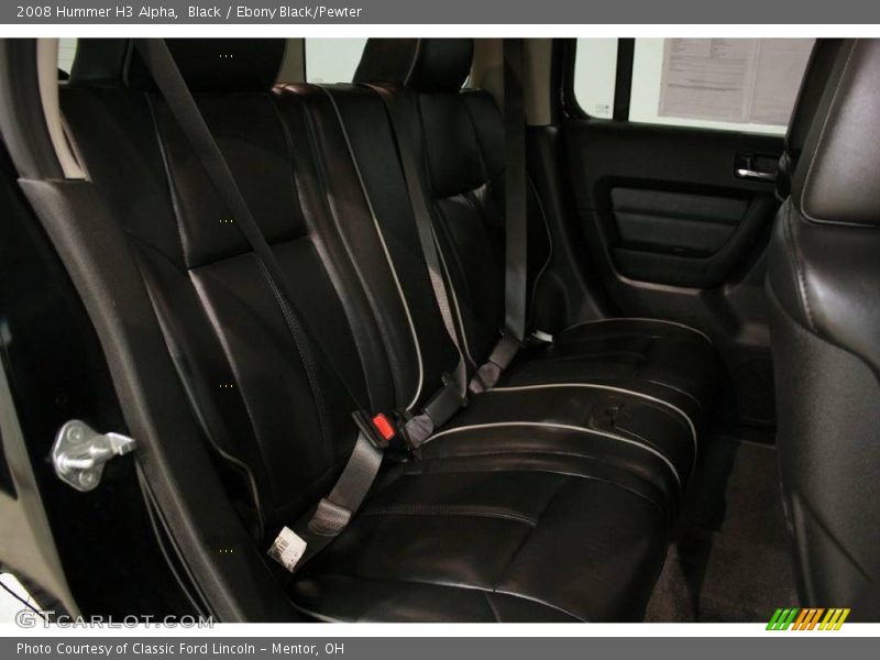 Black / Ebony Black/Pewter 2008 Hummer H3 Alpha