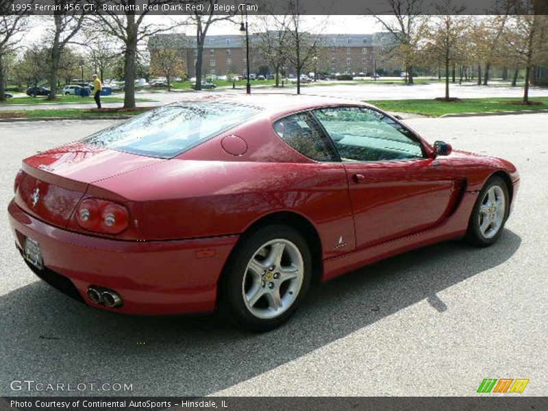 Barchetta Red (Dark Red) / Beige (Tan) 1995 Ferrari 456 GT