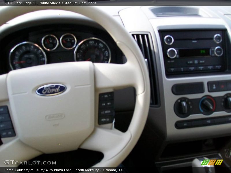 White Suede / Medium Light Stone 2010 Ford Edge SE