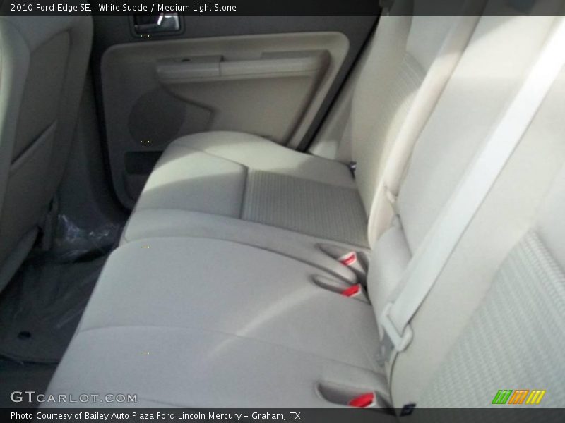 White Suede / Medium Light Stone 2010 Ford Edge SE