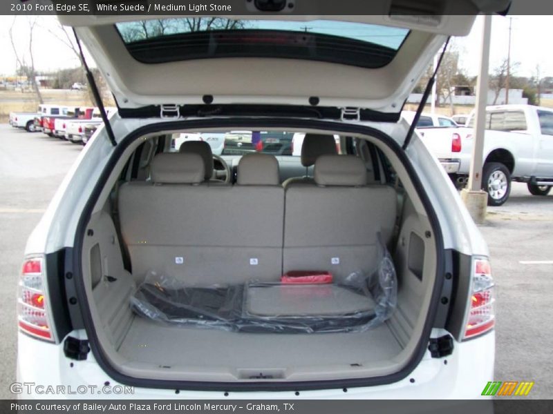 White Suede / Medium Light Stone 2010 Ford Edge SE