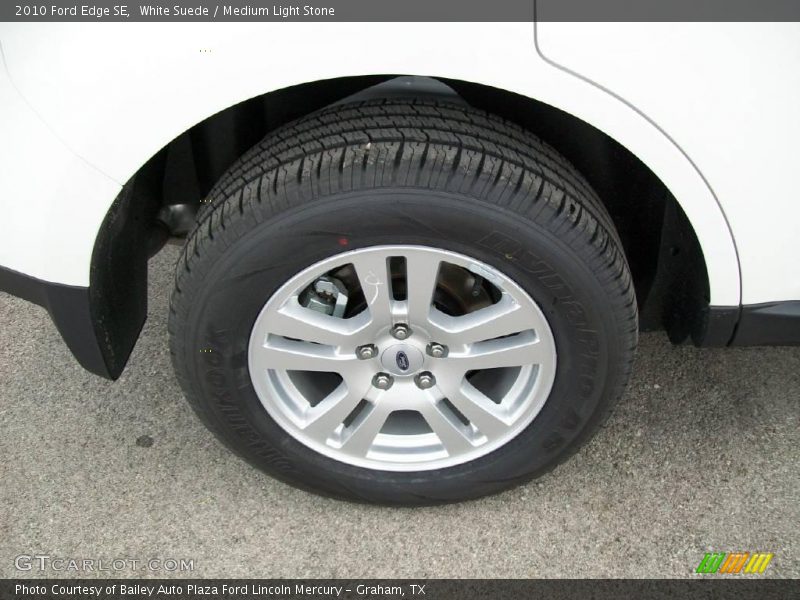 White Suede / Medium Light Stone 2010 Ford Edge SE