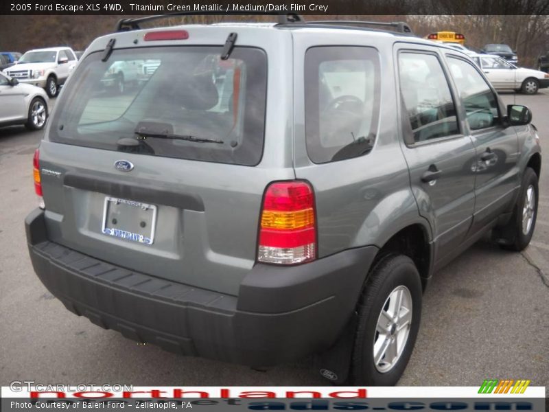 Titanium Green Metallic / Medium/Dark Flint Grey 2005 Ford Escape XLS 4WD