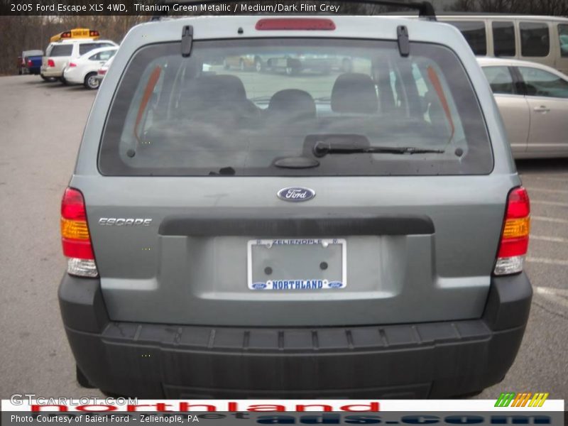 Titanium Green Metallic / Medium/Dark Flint Grey 2005 Ford Escape XLS 4WD