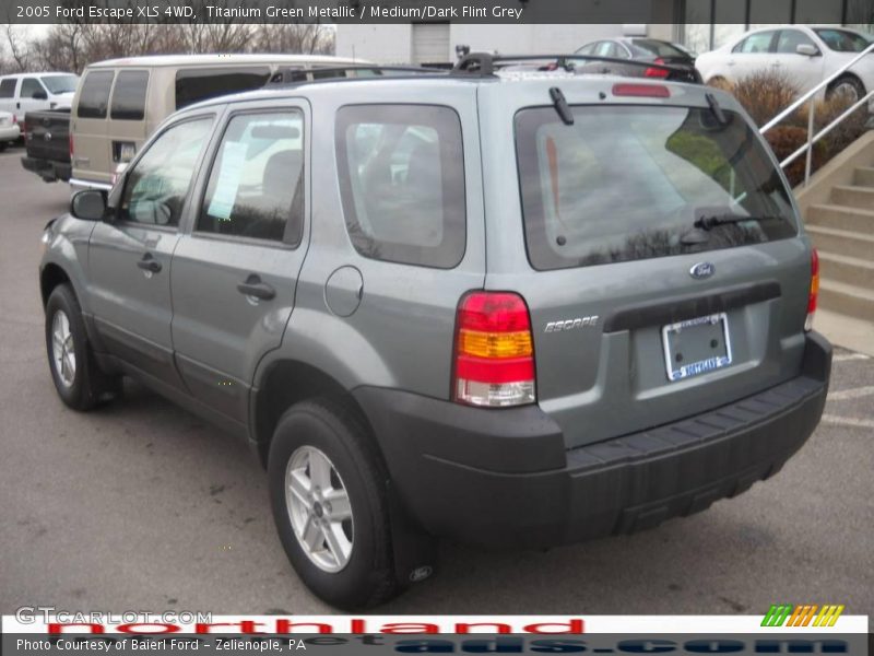 Titanium Green Metallic / Medium/Dark Flint Grey 2005 Ford Escape XLS 4WD