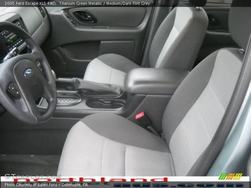 Titanium Green Metallic / Medium/Dark Flint Grey 2005 Ford Escape XLS 4WD
