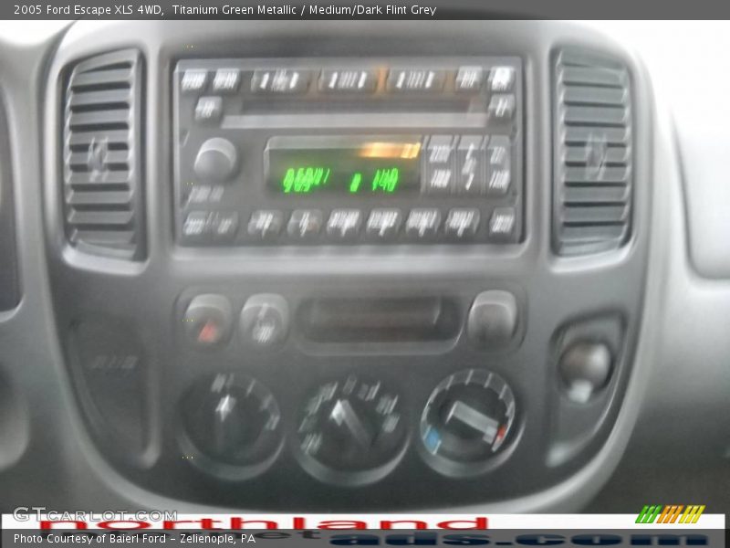 Titanium Green Metallic / Medium/Dark Flint Grey 2005 Ford Escape XLS 4WD