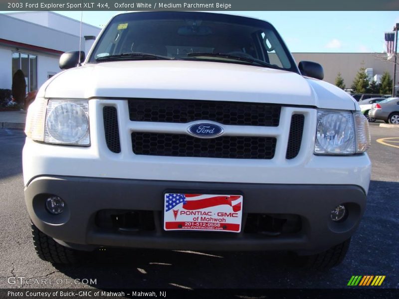 Oxford White / Medium Parchment Beige 2003 Ford Explorer Sport XLT 4x4