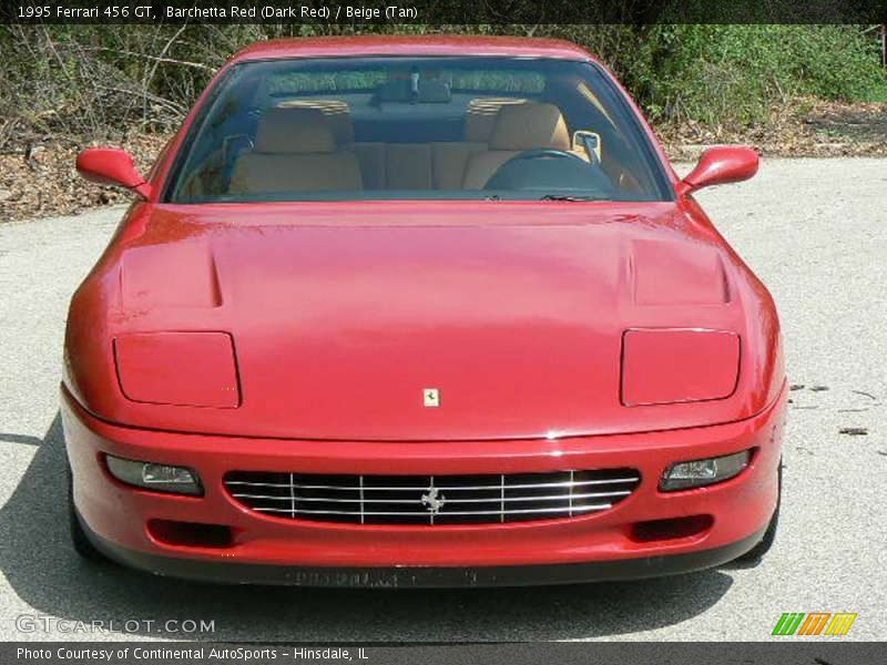 Barchetta Red (Dark Red) / Beige (Tan) 1995 Ferrari 456 GT