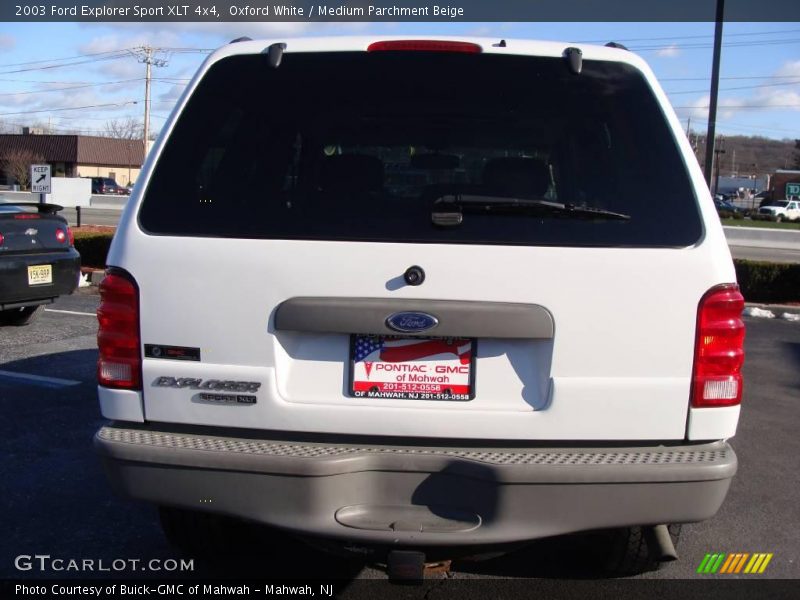 Oxford White / Medium Parchment Beige 2003 Ford Explorer Sport XLT 4x4