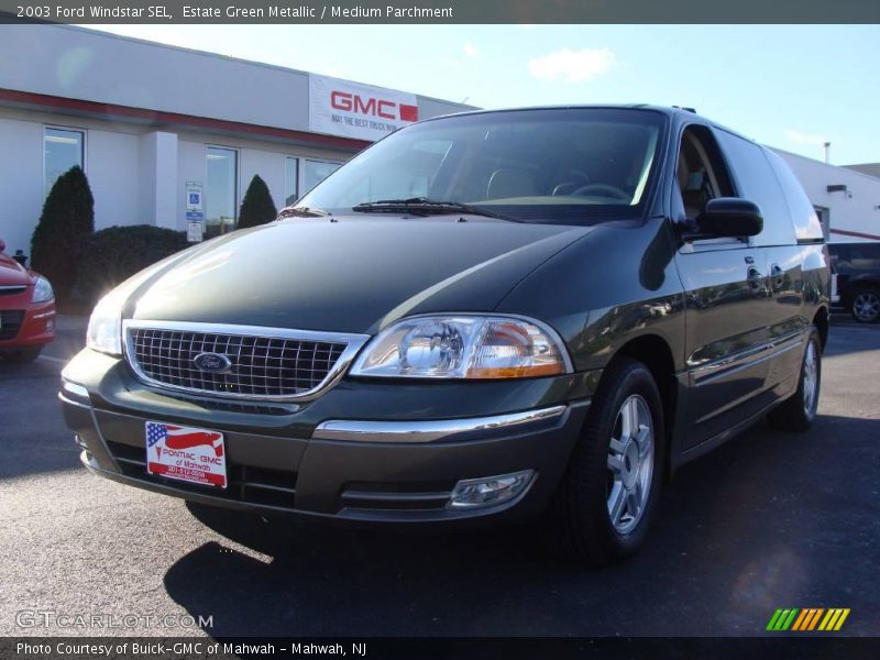 Estate Green Metallic / Medium Parchment 2003 Ford Windstar SEL